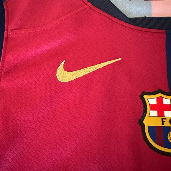 Nike FC Barcelona Dri-Fit 24/25 Home Soccer Jersey FN9153-456. Youth Sz: Medium - Picture 2 of 8